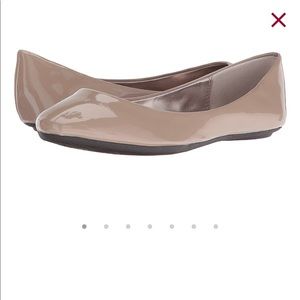 Steve Madden patent nude flats